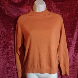 Hampshire Studio Petite Orange Sweater